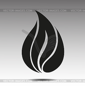 Flame - vector clipart