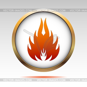 Flame - vector clipart
