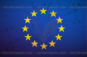 Flag European Union - vector image