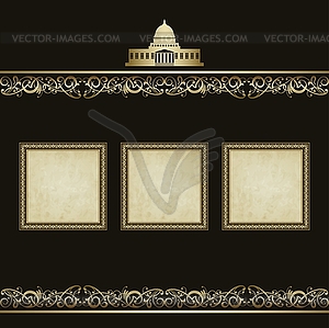 Vintage background - stock vector clipart