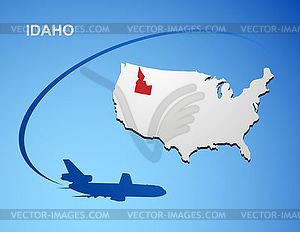 Idaho - vector image