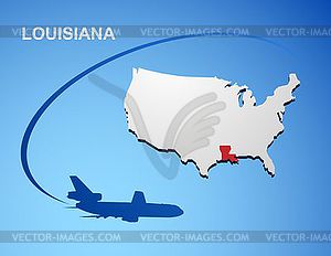 Louisiana - vector image