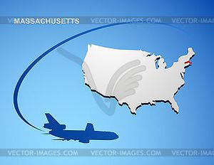 Massachusetts - vector image