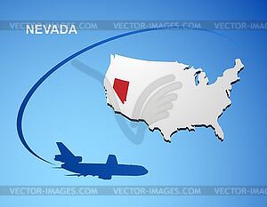 Nevada - vector image