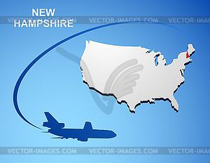 New Hampshire - vector image