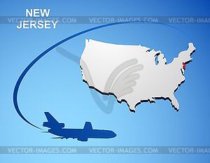 New Jersey - vector clip art