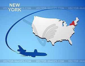 New York - vector image