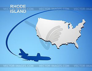 Rhode Island - vector clipart