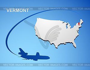 Vermont - vector clip art