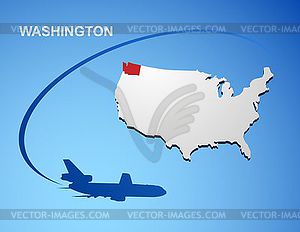 Washington - vector clipart