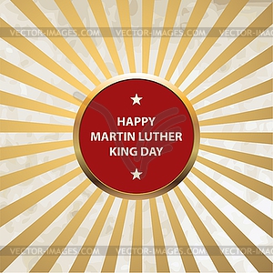 Martin Luther King - vector image