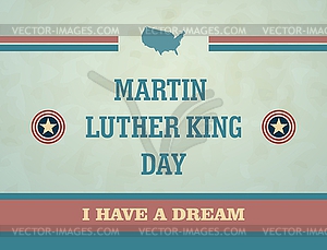 Martin Luther King - vector EPS clipart