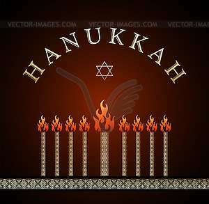 Happy Hanukkah - vector image