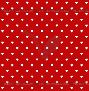 Heart pattern seamless background - vector clipart