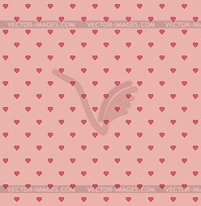 Heart pattern seamless background - vector clipart