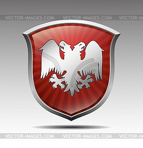 Arms in an eagle - vector image