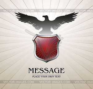 Vintage heraldry emblem - vector EPS clipart