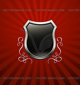 Vintage heraldry emblem - royalty-free vector image
