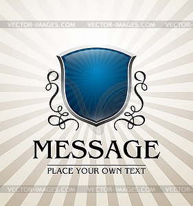 Vintage heraldry emblem - stock vector clipart