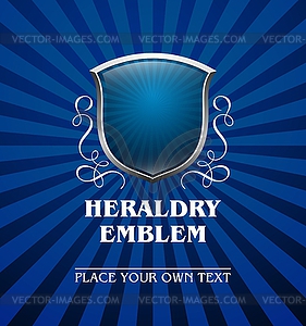 Vintage heraldry emblem - vector image