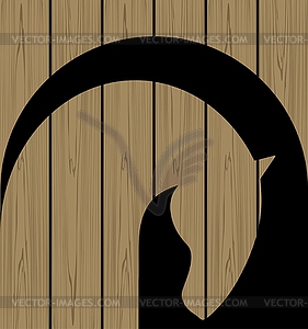 Horse symbol - vector image