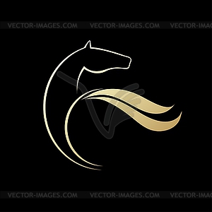 Pferde welt - vector image