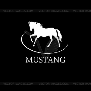 Horse symbol - vector clipart
