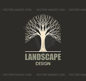 Tree - color vector clipart