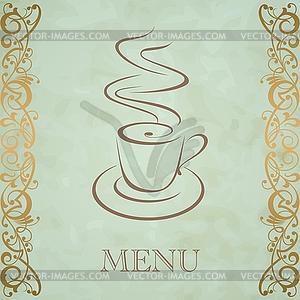 Menu cover - vector clipart