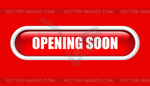 Opening soon - vector clipart