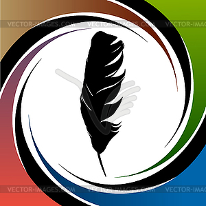 Calligraphic pen - vector EPS clipart