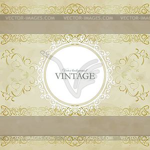 Vintage background - vector clipart
