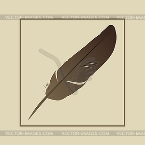 Calligraphic pen - vector clipart / vector image