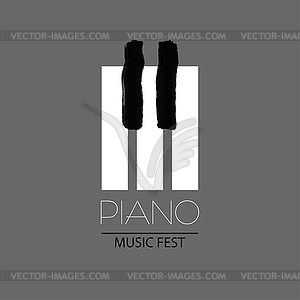 Piano - vector image