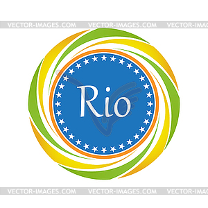 Рио де Жанейро - графика в векторном формате