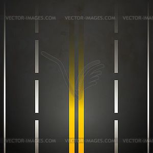 Дорожный фон - стоковое векторное изображение