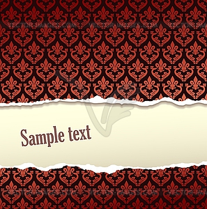 Tear paper - vector image