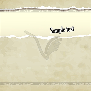 Tear paper - vector clip art