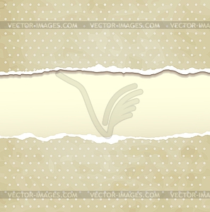 Tear paper - vector image