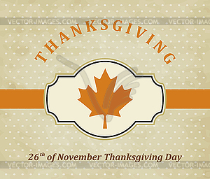 Thanksgiving day - vector clip art