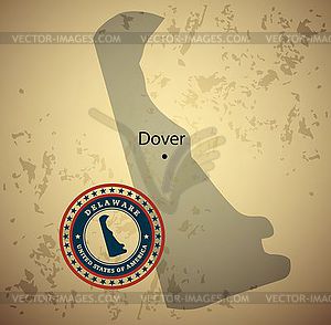 Delaware - vector clip art