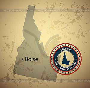 Idaho - vector clipart