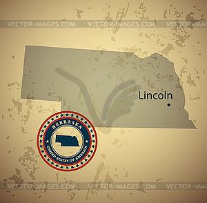 Nebraska - vector clipart