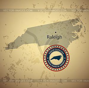 North Carolina - vector clip art