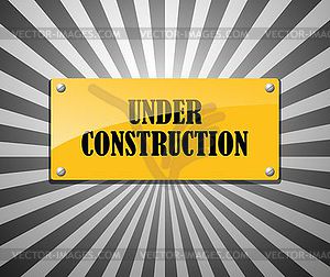 Under construction - vector clipart