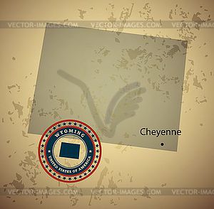Wyoming - vector clipart