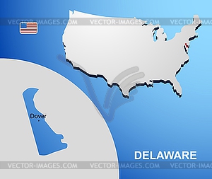 Delaware - vector clipart