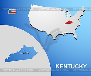 Kentucky - vector image