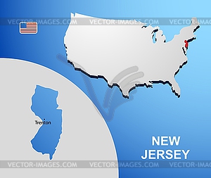 New Jersey - vector clipart