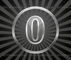 Number - vector clipart